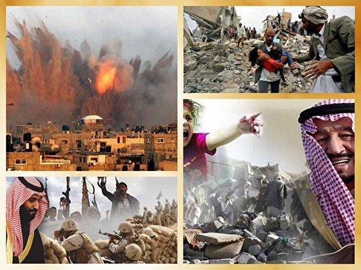 تداوم حملات وحشیانه سعودی ها به یمن