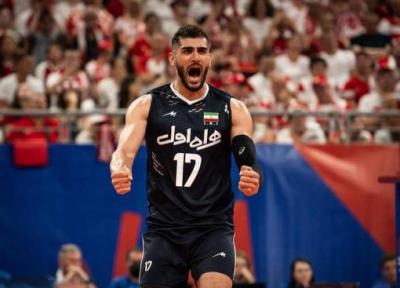 ستاره والیبال ایران دومین امتیاز آور لیگ ملت ها