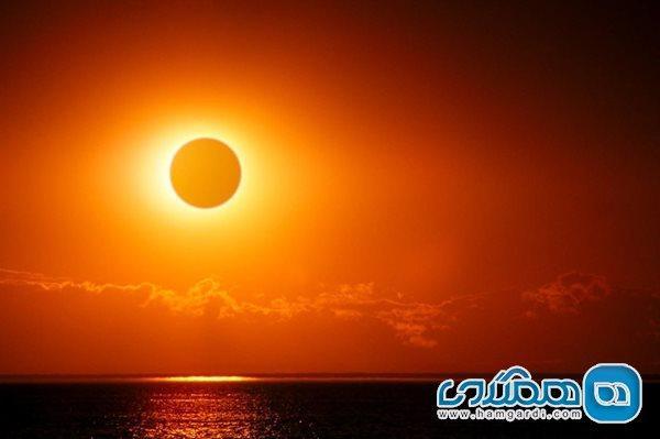 آخرین خورشید گرفتگی کامل سال 95 در روز 8 اسفند