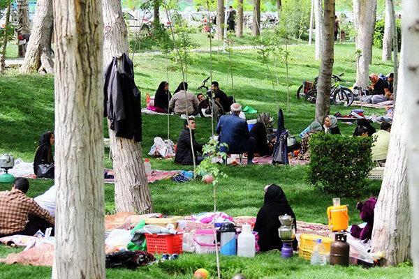 وضعیت جوی کشور در روز سیزدهم فروردین ، بارش باران در برخی شرایط جوی کشور در روز سیزدهم فروردین ، بارش باران در بعضی استان ها