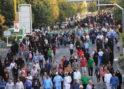 همایش بزرگ پیاده روی خانوادگی در بوستان جوانمردان برگزار گردید